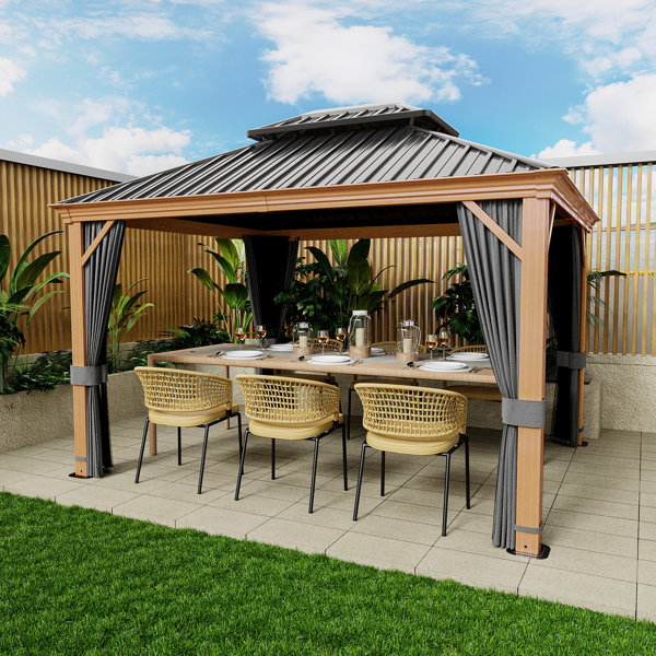 Egeiros Life Ft W X Ft D Aluminum Patio Gazebo Wayfair